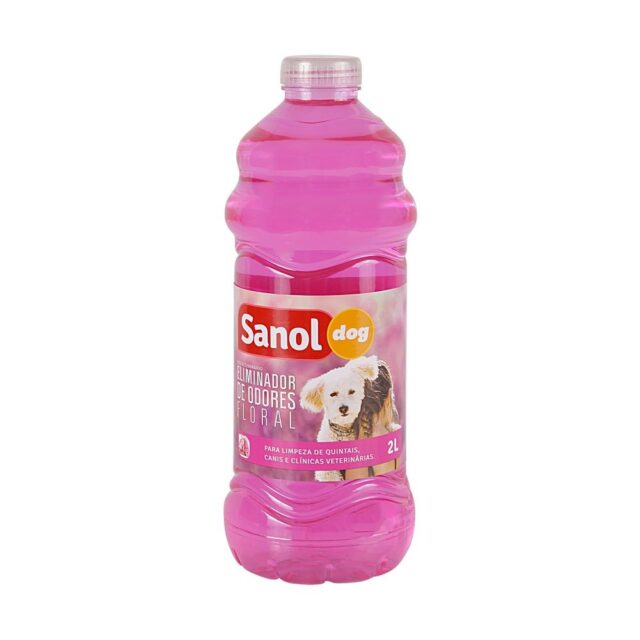 ELIMINADOR DE ODORES  FLORAL SANOL  DOG 2 LT
