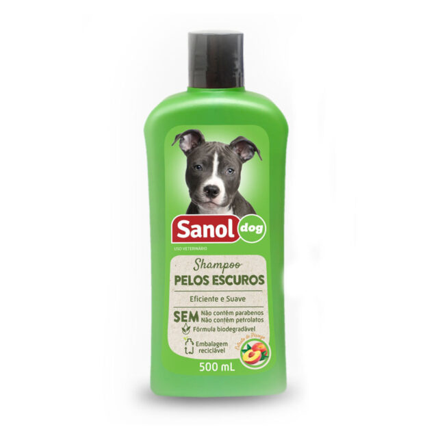 SHAMPOO SANOL DOG PELOS ESCUROS 500 ML