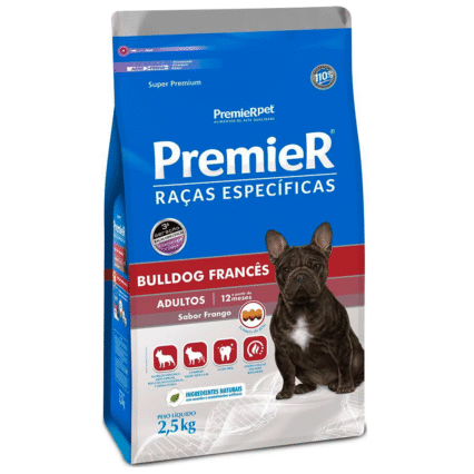 RAÇÃO PREMIER BULLDOG FRANCES ADULTOS 2,5 KG