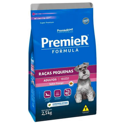 RAÇÃO PREMIER RAÇAS PEQUENAS ADULTOS 2,5 KG