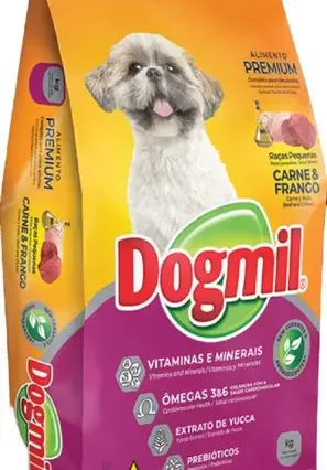 RAÇÃO DOGMIL RAÇAS PEQUENAS FRANGO E CARNE MINI S/ CORANTE - 10.1KG