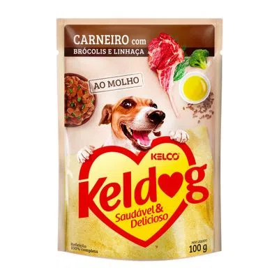 SACHÊ KELDOG SABOR CARNEIRO / BROCOLIS / LINHAÇA - 100g