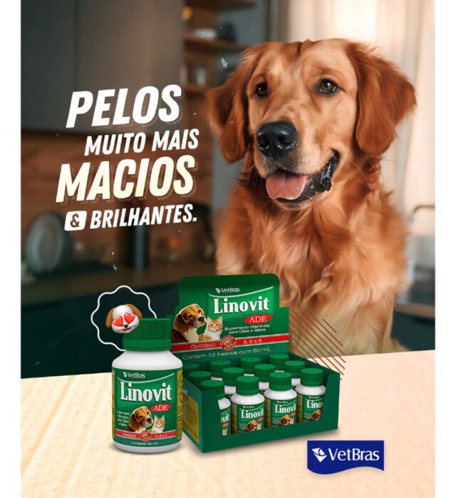 LINOVIT SUPLEM ADE CAO/GATO 200ML - Imagem 2
