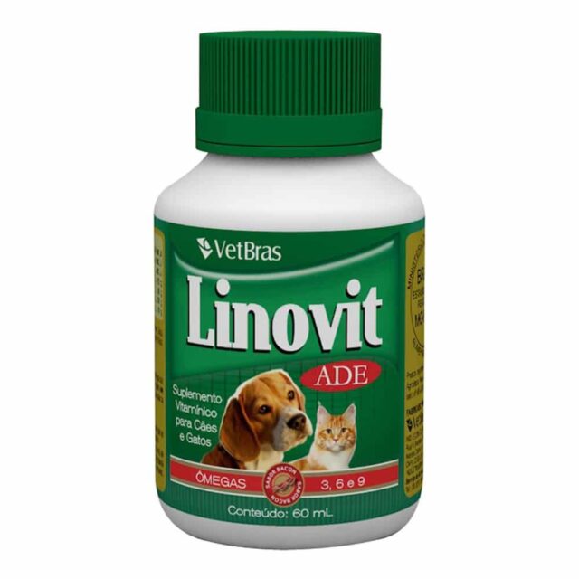 LINOVIT SUPLEM ADE CAO/GATO 060ML VETBRAS PET(E)
