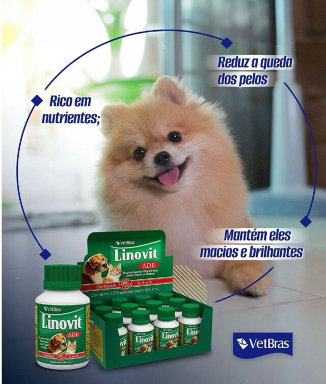 LINOVIT SUPLEM ADE CAO/GATO 060ML VETBRAS PET(E) - Imagem 2