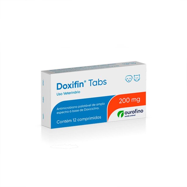 DOXIFIN TABS 200MG C/12 COMPR OUROFINO PET