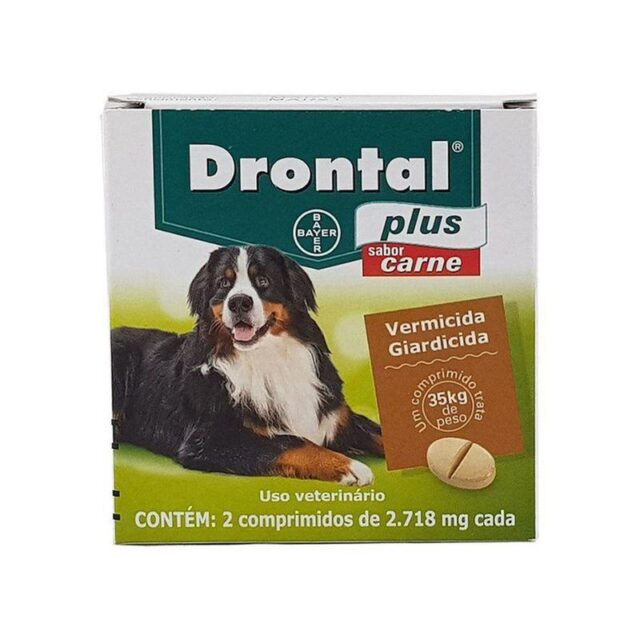 DRONTAL CARNE 02 COMPRIMIDOS - 35KG - Imagem 2