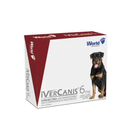 IVERCANIS 06MG CARTUCHO C/ 04 COMPRIMIDOS