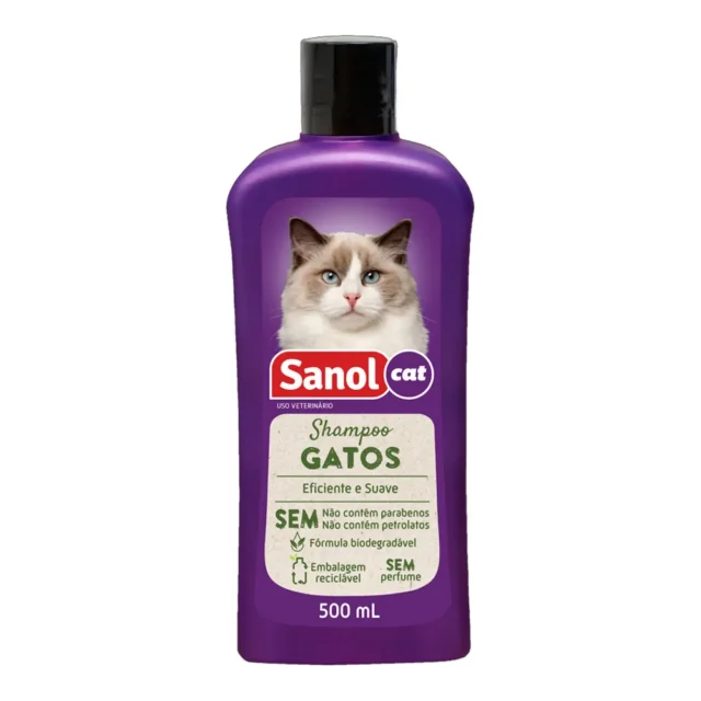 SANOL SHAMPOO VET GATOS 500ML