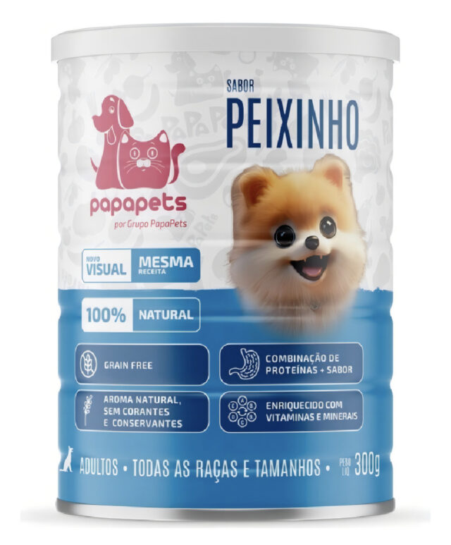 PAPAPETS ALIMENTO COMPLETO PARA CÃES SABOR PEIXINHO - 300g - Imagem 2