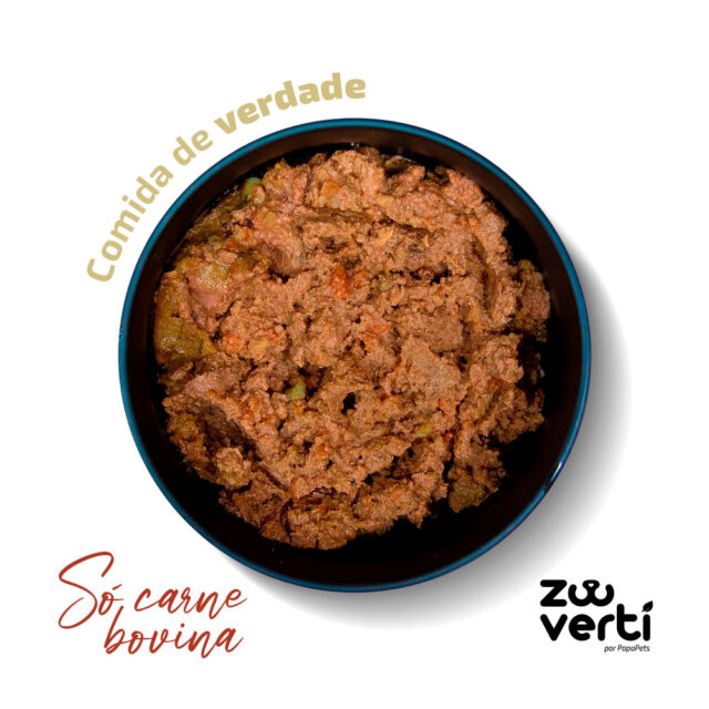 ZOOVERTI ALIMENTO COMPLETO PARA CÃES SABOR SÓ CARNE BOVINA - 300g - Imagem 3