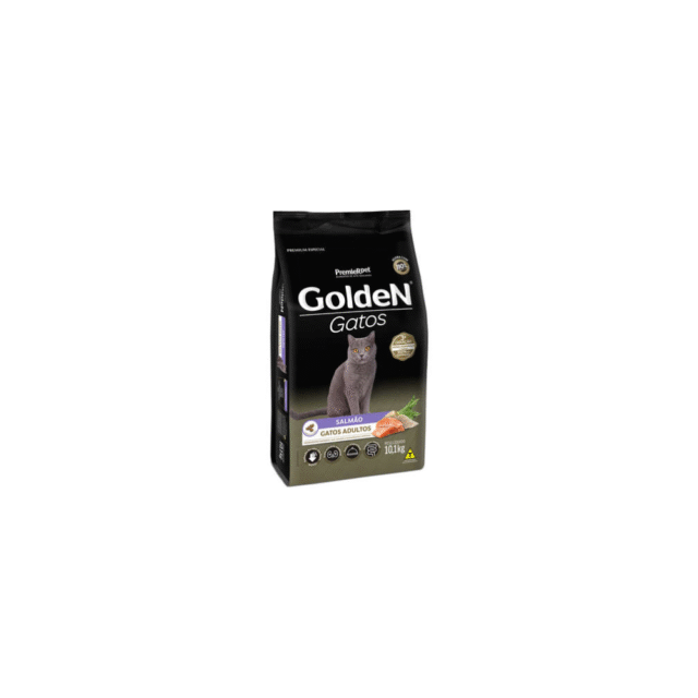 GOLDEN GATOS ADULTOS SABOR SALMÃO 3,0 KG