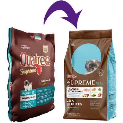 QUATREE SUPREME FILHOTES RAÇAS PEQUENAS 3KG - Imagem 2