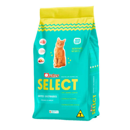 QUATREE SELECT GATOS CASTRADOS FRANGO 1KG