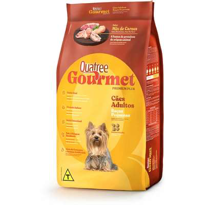 RAÇÃO QUATREE GOURMET ADULTOS RAÇAS PEQUENAS 20KG