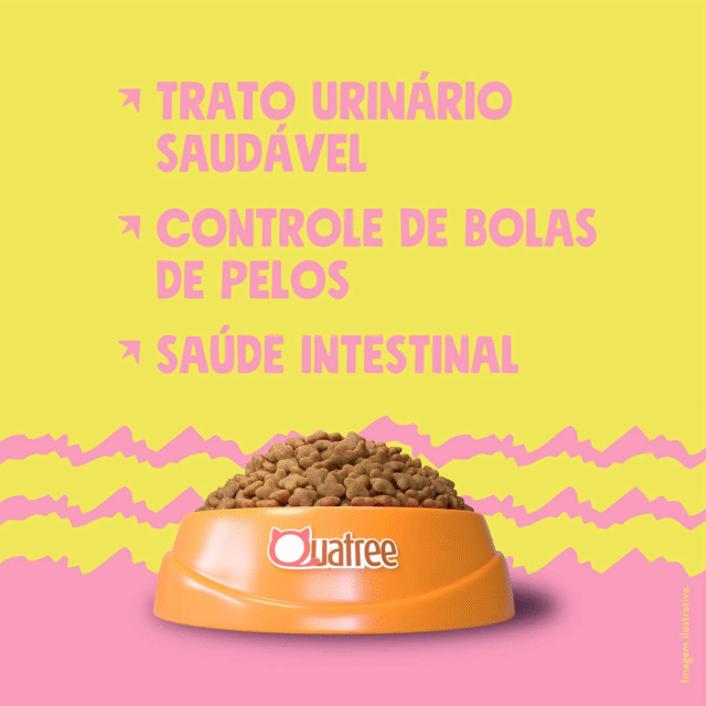 RAÇÃO QUATREE SELECT SALMÃO GATOS ADULTOS 1KG - Imagem 4