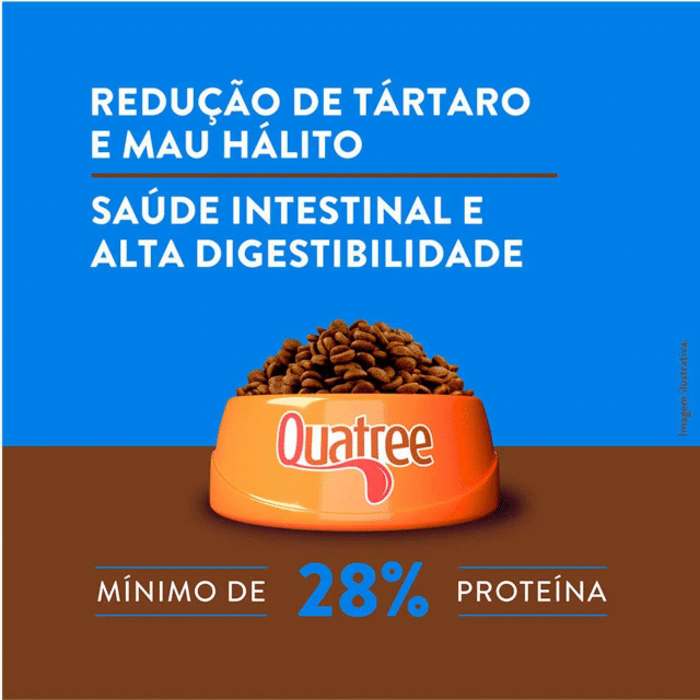 RAÇÃO QUATREE SUPREME ADULTOS RAÇAS PEQUENAS FRANGO E BATATA DOCE 3 KG - Imagem 5